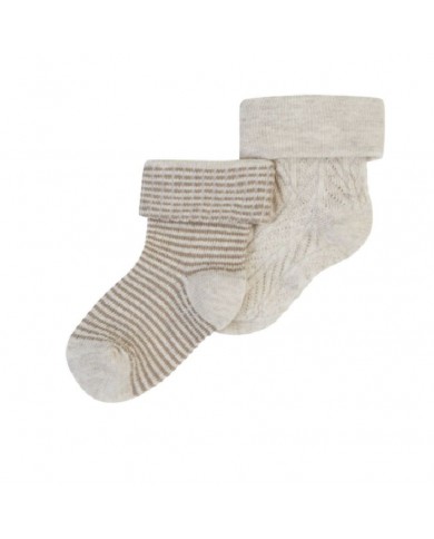 Chaussettes (2 paires) Gemuno - Oatmeal melange