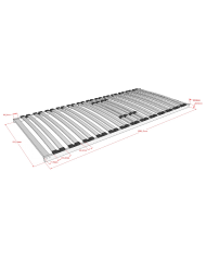 Sommier 90x200 - 26 lattes