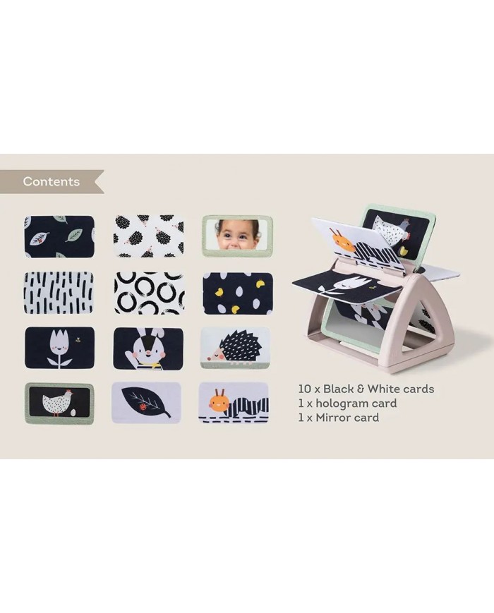 Livre rotatif sensoriel - Black & White