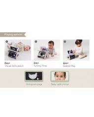 Livre rotatif sensoriel - Black & White