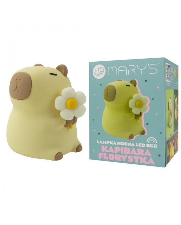 Veilleuse Capybara Fleuriste
