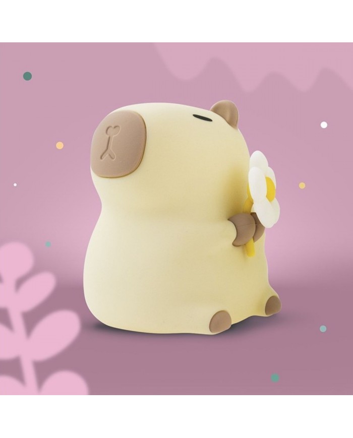 Veilleuse Capybara Fleuriste