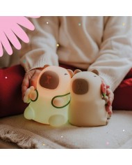 Veilleuse Capybara Fleuriste