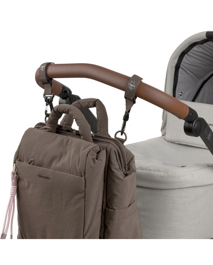 Sac à dos à langer - Minoa chocolat