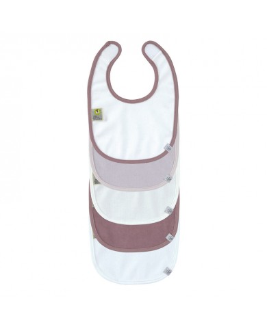 Lot de 5 bavoirs éponge Fruits rouges