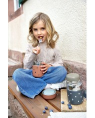 Thermos repas 350 ml - Happy Prints, Caramel