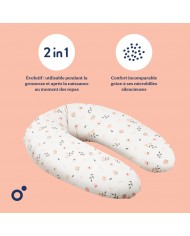 Grand coussin d'allaitement buddy Peaches