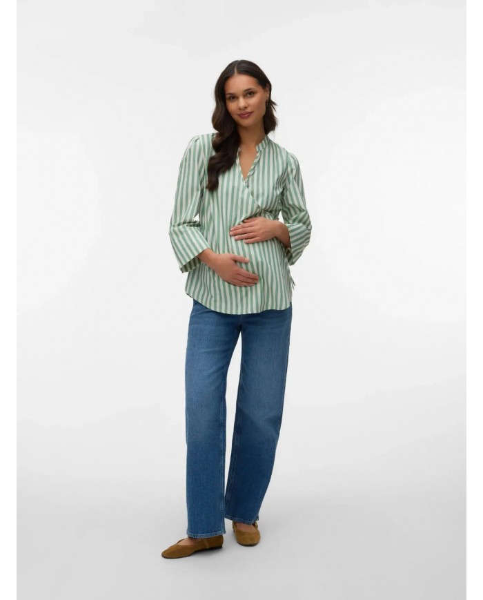 Jeans Wide Vmmtessa - Medium Blue Denim