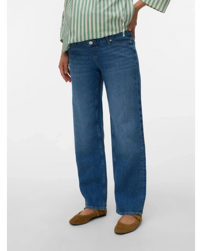 Jeans Wide Vmmtessa - Medium Blue Denim