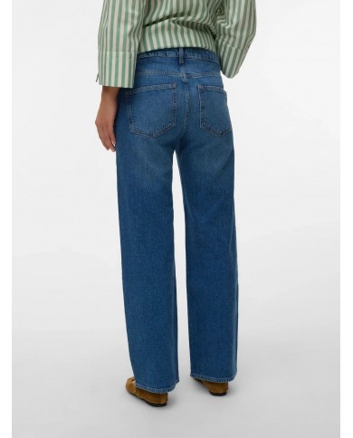 Jeans Wide Vmmtessa - Medium Blue Denim