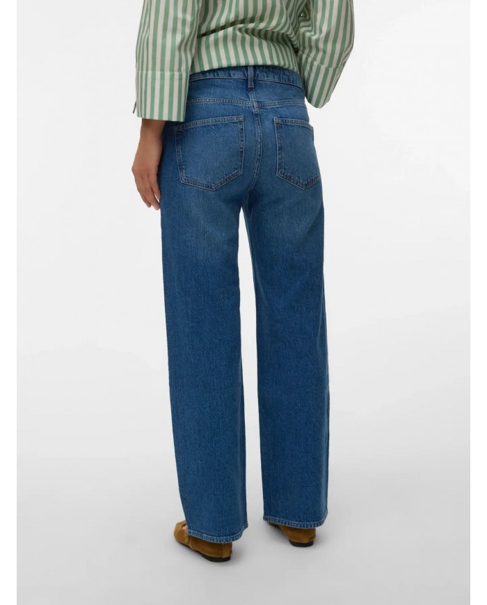 Jeans Wide Vmmtessa - Medium Blue Denim