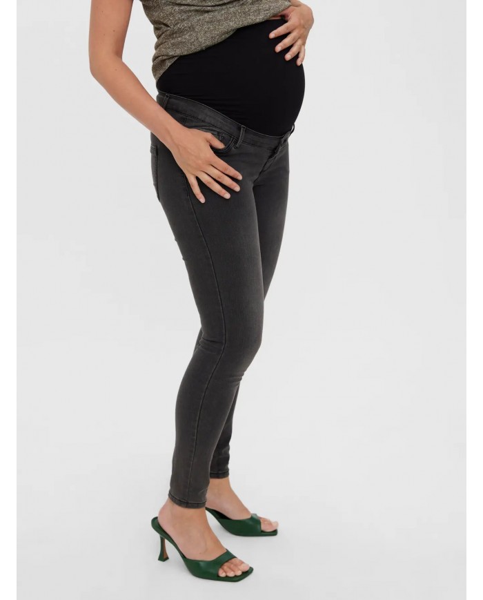 Jeans Skinny fit Vmmtanya - Dark grey denim