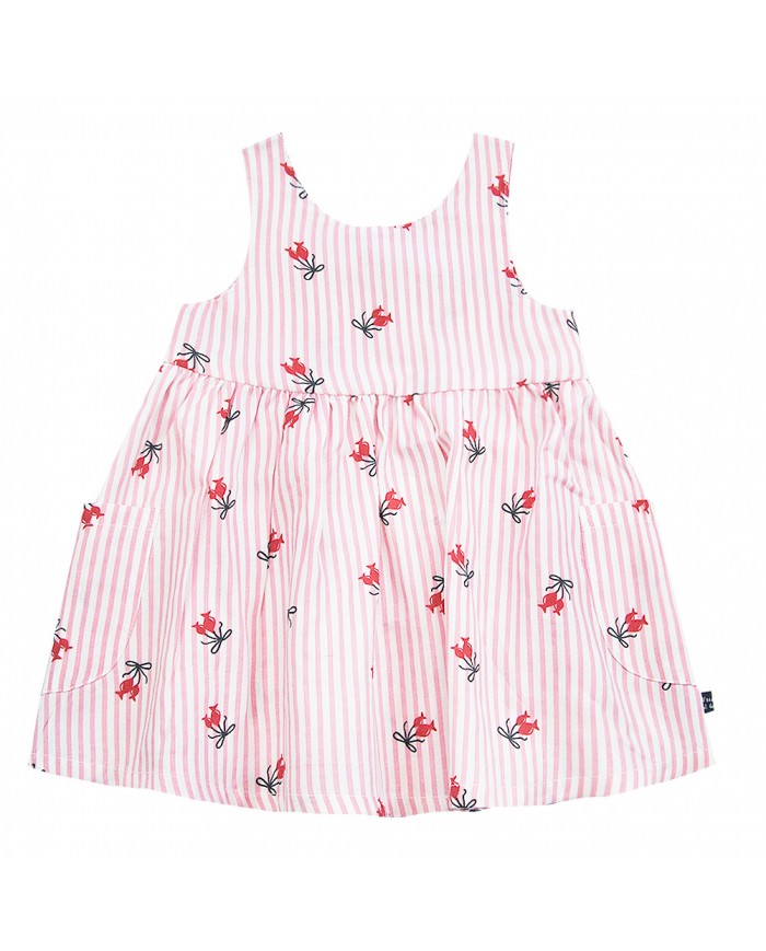 Robe sans manche - Heloise - Fine Stripe Candy