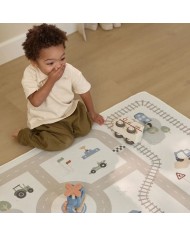 Tapis de jeu voitures - Beige