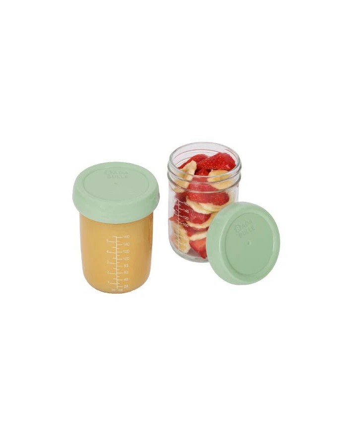 Lot de 2 pots en verre Badabowls