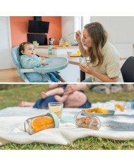 Lot de 2 pots en verre Badabowls