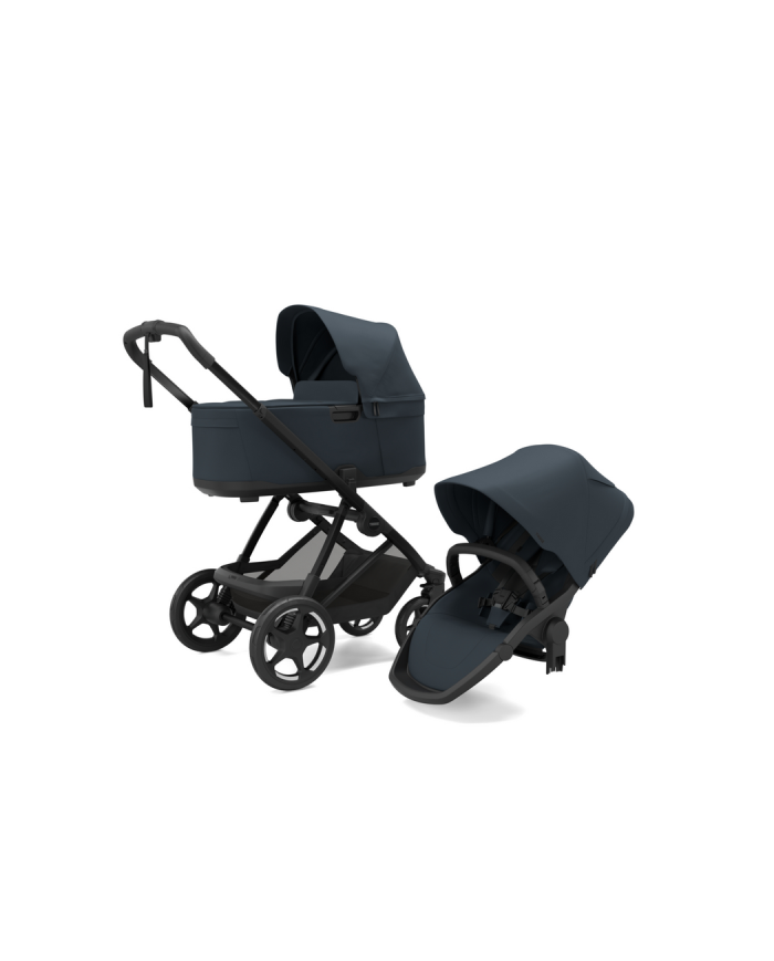 Poussette Thule Charm + nacelle - Darkest Blue