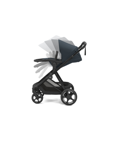 Poussette Thule Charm + nacelle - Darkest Blue