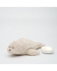 Peluche veilleuse organic Seal - Sand 2.0