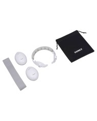 Casque de protection auditive 2 en 1 pour bébé/junior Blanc/gris