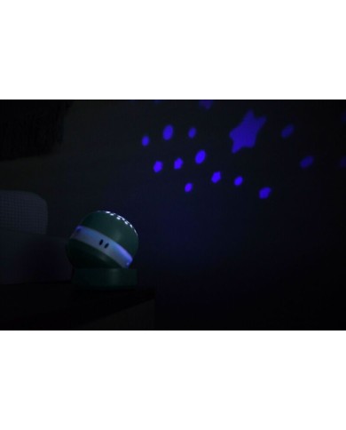 Projecteur d'étoiles musical Pixie - vert sauge
