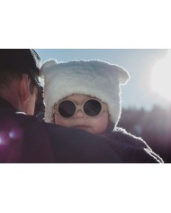 Lunettes bandeau élastiqué réglable 0-9 mois Glee Cacao