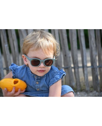 Lunettes 2-4 ans Square Bright - Vert fumé