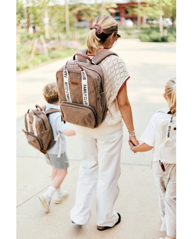Sac a Dos Family Club Signature - Teddy Brun Doux