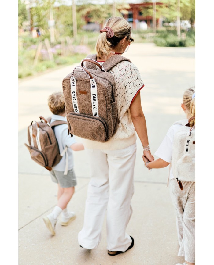 Sac a Dos Family Club Signature - Teddy Brun Doux