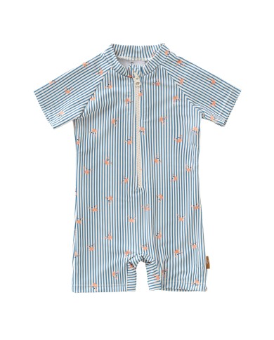 Combi anti-UV - UPF 50 + - Stripes & Crabs