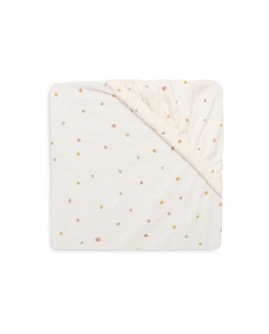 Drap-housse Jersey 60x120cm - kangourou & Dusty Dot