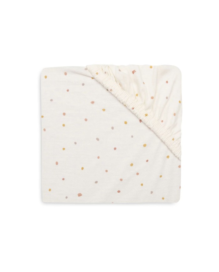 Drap-housse Jersey 60x120cm - kangourou & Dusty Dot
