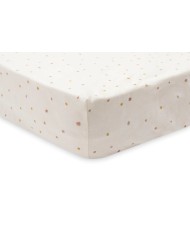 Drap-housse Jersey 60x120cm - kangourou & Dusty Dot