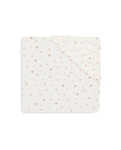 Drap-housse Jersey 60x120cm Pretty Picnic - Flower Drops