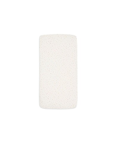 Drap-housse Jersey 60x120cm Pretty Picnic - Flower Drops