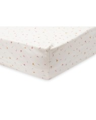Drap-housse Jersey 60x120cm Pretty Picnic - Flower Drops