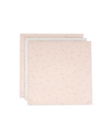 Lange Gaze de Coton Small 70x70cm - Pretty Picnic - 3 Unités