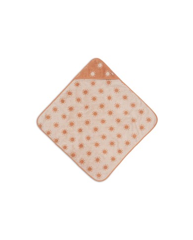 Cape de Bain Éponge 75x75cm - Jacquard - Sun Light Terra