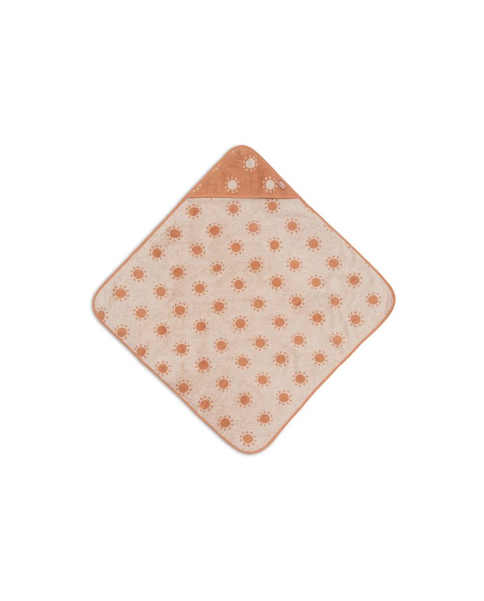 Cape de Bain Éponge 75x75cm - Jacquard - Sun Light Terra