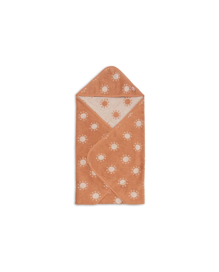 Cape de Bain Éponge 75x75cm - Jacquard - Sun Light Terra