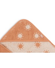 Cape de Bain Éponge 75x75cm - Jacquard - Sun Light Terra