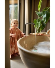 Poncho de Bain Éponge - Jacquard - Sun Light Terra