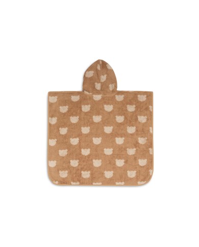 Poncho de Bain Éponge - Jacquard - Teddy bear Biscuit