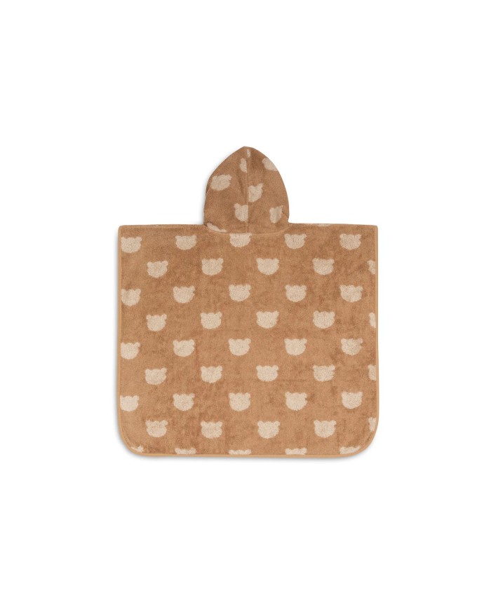 Poncho de Bain Éponge - Jacquard - Teddy bear Biscuit
