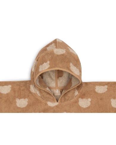 Poncho de Bain Éponge - Jacquard - Teddy bear Biscuit