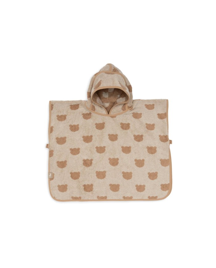 Poncho de Bain Éponge - Jacquard - Teddy bear Biscuit