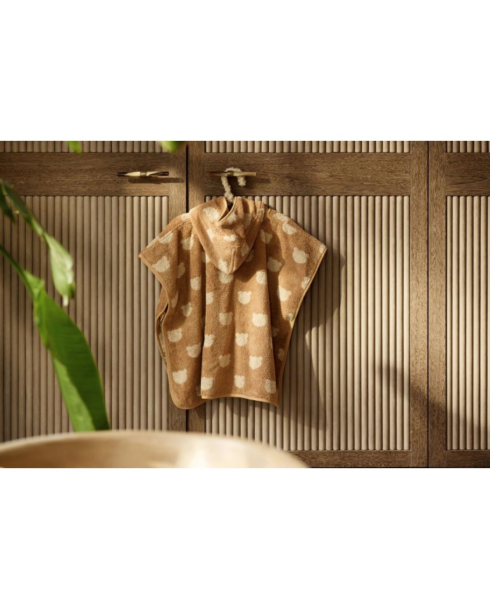Poncho de Bain Éponge - Jacquard - Teddy bear Biscuit