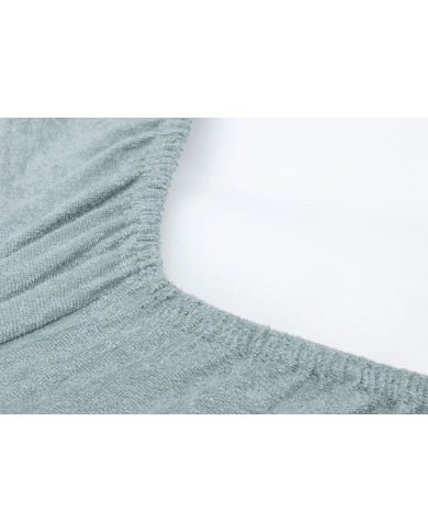 Housse matelas à Langer Éponge 50x70cm Sea green/Biscuit - 2 Unités