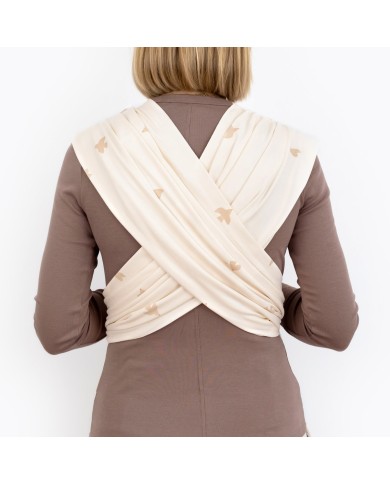 Porte bébé duo PIUMA 20 ecru size 1