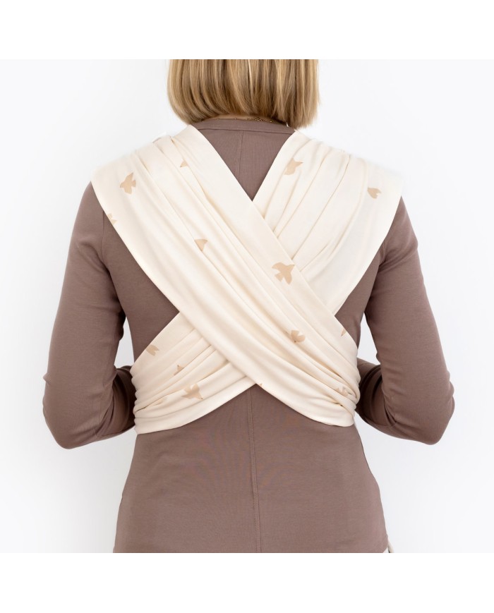 Porte bébé duo PIUMA 20 ecru size 1